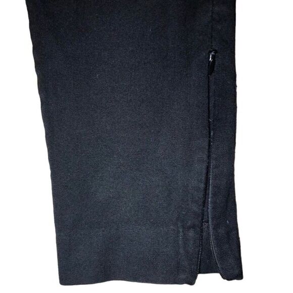 Banana Republic Sloan Side Zipper Slim Fit Ankle Pants in Dark Black Women’s 6 - Picture 5 of 10